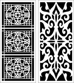 طرح الگوی پنل صفحه 6064 برای برش لیزر cnc - design pattern panel screen 6064 for laser cut cnc ve - برای دستگاه CNC چوب و لیزر (سی ان سی)