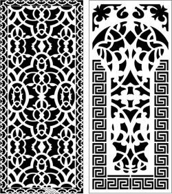 طرح الگوی پنل صفحه 6 برای برش لیزر cnc - design pattern panel screen 6112 for laser cut cnc - برای دستگاه CNC چوب و لیزر (سی ان سی)