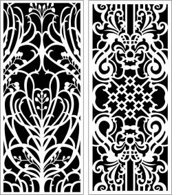 طرح الگوی پنل صفحه 6 3 برای برش لیزر cnc - design pattern panel screen 6113 for laser cut cnc ve - برای دستگاه CNC چوب و لیزر (سی ان سی)