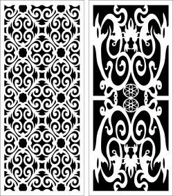 طرح الگوی پنل صفحه 6 برای برش لیزر cnc - design pattern panel screen 6115 for laser cut cnc ve - برای دستگاه CNC چوب و لیزر (سی ان سی)