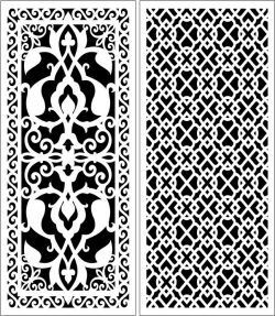 طرح الگوی پنل صفحه برای برش لیزر cnc - design pattern panel screen 6246 for laser cut cnc - برای دستگاه CNC چوب و لیزر (سی ان سی)