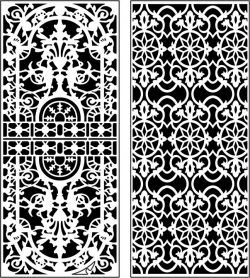 طرح الگوی پنل صفحه 6 48 برای برش لیزر cnc - design pattern panel screen 6248 for laser cut cnc - برای دستگاه CNC چوب و لیزر (سی ان سی)