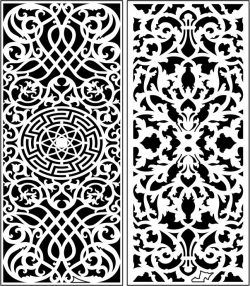 طرح الگوی پنل صفحه 63 برای برش لیزر cnc - design pattern panel screen 6311 for laser cut cnc - برای دستگاه CNC چوب و لیزر (سی ان سی)