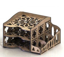 طرح میز سازمان‌دهنده برای برش لیزری - desk organizer for laser cut ve - برای دستگاه CNC چوب و لیزر (سی ان سی)