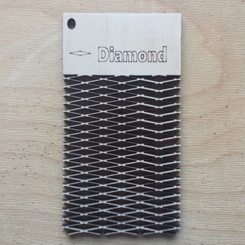 طرح الگوی لولا زنده الگوی الماس برای برش لیزری - diamond pattern living hinge template for laser cut - برای دستگاه CNC چوب و لیزر (سی ان سی)