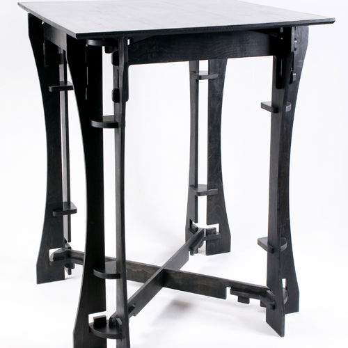 طرح میز ناهارخوری میز - dining table - برای دستگاه CNC چوب و لیزر (سی ان سی)