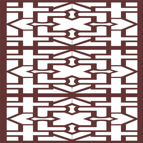 طرح گریل یکپارچه جداکننده برای برش لیزری - divider seamless grill design for laser cutting - برای دستگاه CNC چوب و لیزر (سی ان سی)