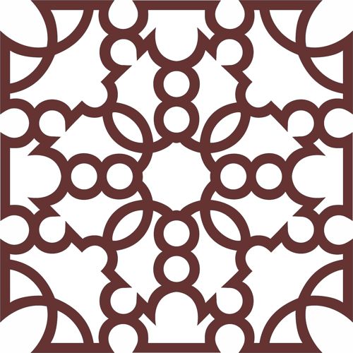 طرح الگوی جلی درز برای برش لیزری - divider seamless jali pattern for laser cutting - برای دستگاه CNC چوب و لیزر (سی ان سی)