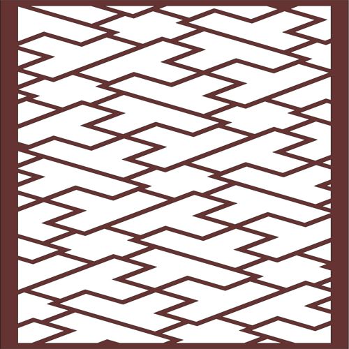 طرح شبکه‌ای درز جداکننده برای برش لیزری روکش - divider seamless lattice design for laser cut ve - برای دستگاه CNC چوب و لیزر (سی ان سی)