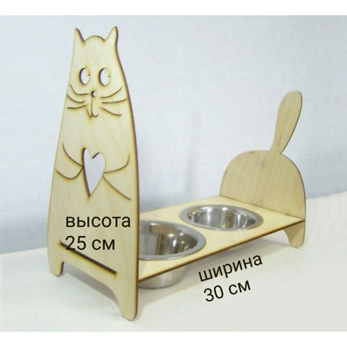 طرح قالب غذادهنده سگ برای برش لیزری - dog feeder template for laser cut - برای دستگاه CNC چوب و لیزر (سی ان سی)