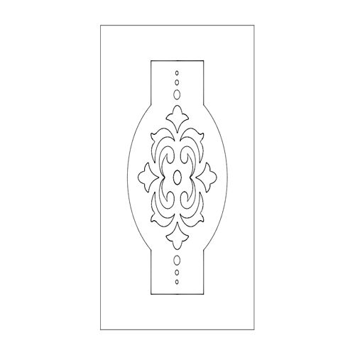 طرح طراحی درب الگو - door design pattern - برای دستگاه CNC چوب و لیزر (سی ان سی)