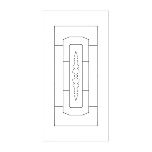 طرح الگوی درب زیبا طرح - door pattern elegant - برای دستگاه CNC چوب و لیزر (سی ان سی)