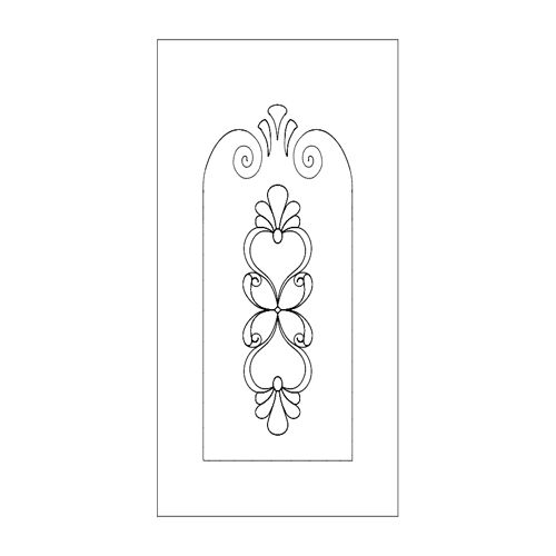 طرح درب الگوی - door pattern - برای دستگاه CNC چوب و لیزر (سی ان سی)