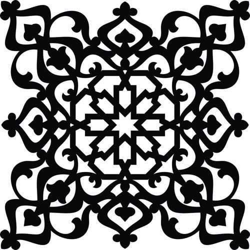 طرح drawing-room-floral-lattice-stencil-separator-seamless-panel-for-laser-cut-ve