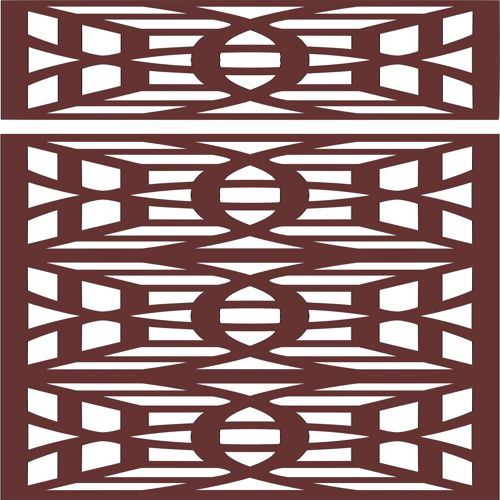 طرح طراحی اتاق نقاشی گریل درز برای برش لیزری - drawing room grill seamless design for laser cutting - برای دستگاه CNC چوب و لیزر (سی ان سی)