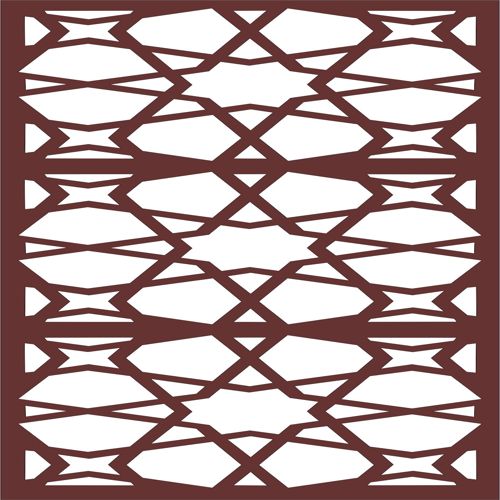 طرح پنل درز برای برش لیزری اتاق نقاشی - drawing room grill seamless panel for laser cut ve - برای دستگاه CNC چوب و لیزر (سی ان سی)