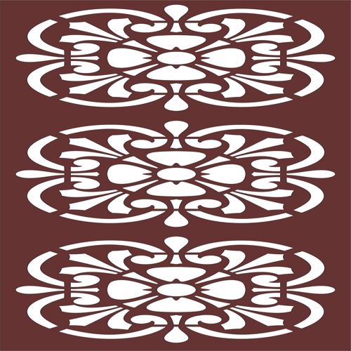 طرح الگوی جداکننده گریل اتاق نقاشی درز برای برش لیزری - drawing room grill separator seamless pattern for laser cut ve - برای دستگاه CNC چوب و لیزر (سی ان سی)