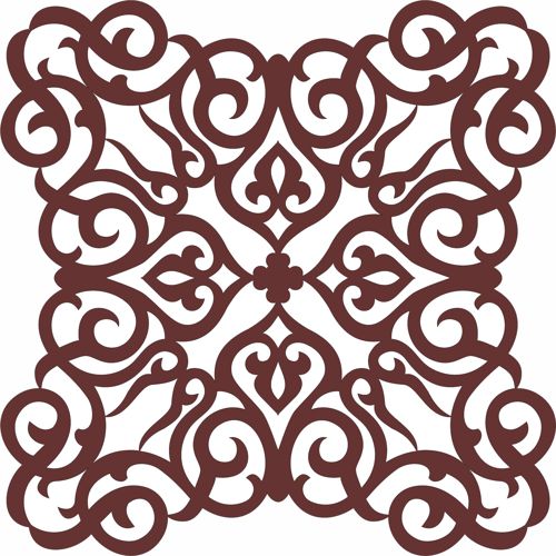 طرح طراحی اتاق نقاشی جلی لیزری - drawing room jali seamless design for laser cut ve - برای دستگاه CNC چوب و لیزر (سی ان سی)