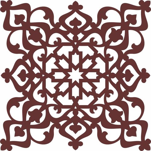 طرح پنل درز برای برش لیزری اتاق نقاشی طراحی - drawing room jali seamless panel for laser cutting - برای دستگاه CNC چوب و لیزر (سی ان سی)