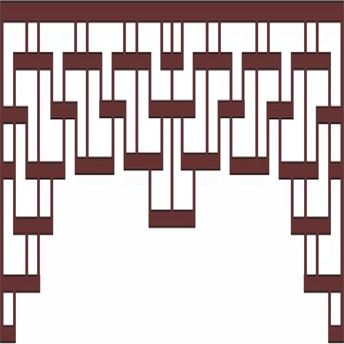 طرح گل گلدار درز برای برش لیزری اتاق نقاشی - drawing room lattice floral seamless design for laser cut ve - برای دستگاه CNC چوب و لیزر (سی ان سی)