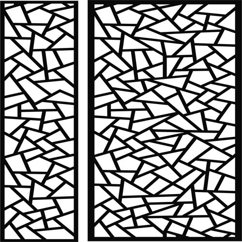 طرح گل گلدار درز برای برش لیزری - drawing room screen floral seamless design for laser cutting - برای دستگاه CNC چوب و لیزر (سی ان سی)