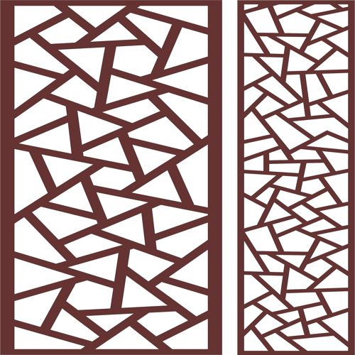 طرح پرده اتاق نقاشی گلدار درز برای برش لیزری - drawing room screen floral seamless panel for laser cutting - برای دستگاه CNC چوب و لیزر (سی ان سی)