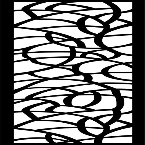 طرح الگوی گلدار درز برای صفحه نمایش اتاق نشیمن برش لیزری - drawing room screen floral seamless pattern for laser cut ve - برای دستگاه CNC چوب و لیزر (سی ان سی)