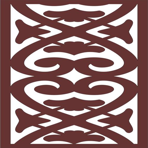 طرح پرده اتاق نقاشی درز برای برش لیزری - drawing room screen seamless for laser cutting - برای دستگاه CNC چوب و لیزر (سی ان سی)