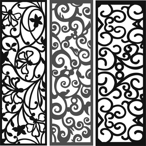 طرح‌های جداکننده‌های صفحه نمایش اتاق نقاشی برای برش لیزری - drawing room screen separators designs for laser cut ve - برای دستگاه CNC چوب و لیزر (سی ان سی)