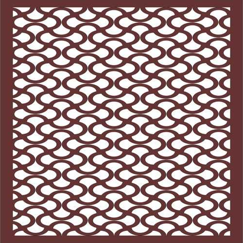 طرح الگوی درز جداکننده صفحه نمایش اتاق نقاشی برای برش لیزری - drawing room screen separator seamless pattern for laser cutting - برای دستگاه CNC چوب و لیزر (سی ان سی)