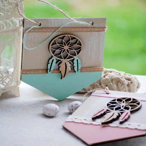 طرح رویای گیر دیواری هنری - dream catcher wall art ve - برای دستگاه CNC چوب و لیزر (سی ان سی)