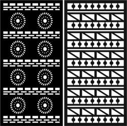 طرح الگوی بافل با جزئیات کپی شده برای برش لیزر cnc - duplicate detailed baffle pattern for laser cut cnc ve - برای دستگاه CNC چوب و لیزر (سی ان سی)