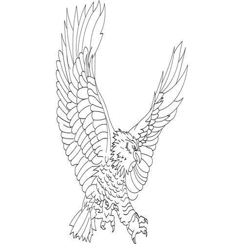 طرح حمله عقاب آزاد - eagle attack - برای دستگاه CNC چوب و لیزر (سی ان سی)