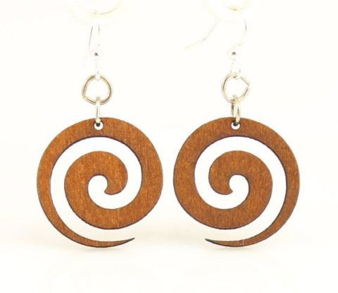 طرح گوشواره طراحی گرد - earring design round - برای دستگاه CNC چوب و لیزر (سی ان سی)