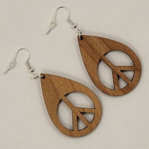 طرح گوشواره الگوی جواهرات طرح برش لیزری - earring template jewelry design laser cut - برای دستگاه CNC چوب و لیزر (سی ان سی)