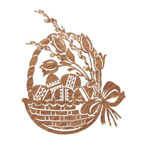 طرح سبدهای عید پاک برای برش لیزری - easter baskets for laser cut ve - برای دستگاه CNC چوب و لیزر (سی ان سی)