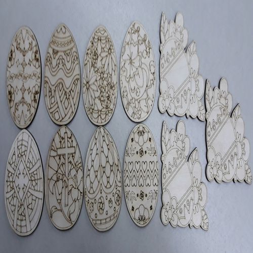 طرح تزئینات عید پاک برای برش لیزری - easter decorations for laser cut ve - برای دستگاه CNC چوب و لیزر (سی ان سی)
