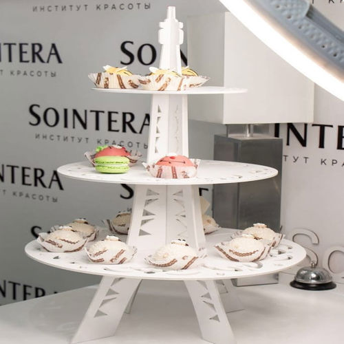 طرح eiffel-tower-cupcake-stand-birthday-wedding-decoration-for-laser-cutting-ve