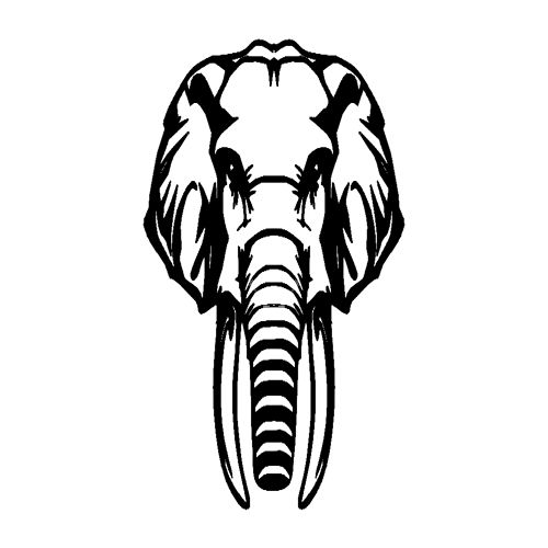 طرح فیل - elephant - برای دستگاه CNC چوب و لیزر (سی ان سی)