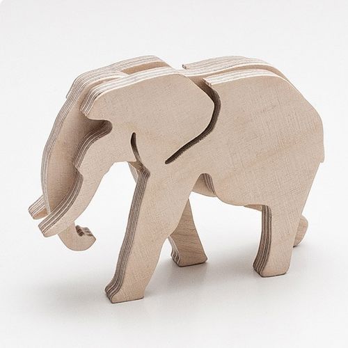 طرح فیل برش لیزر - elephant laser cut - برای دستگاه CNC چوب و لیزر (سی ان سی)