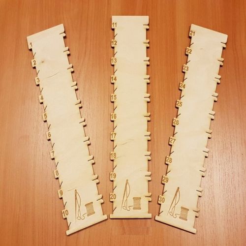 طرح گلدوزی نخ سازماندهنده - embroidery floss organizer ve - برای دستگاه CNC چوب و لیزر (سی ان سی)