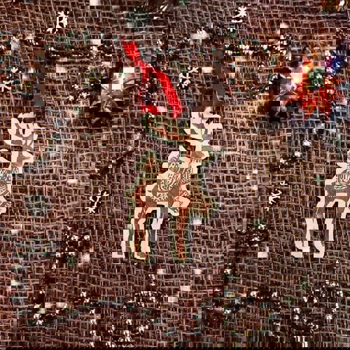 طرح حکاکی کریسمس حیوان تزئینی گوزن شمالی دکور برش لیزری - engraved christmas animal ornament reindeer decor laser cut ve - برای دستگاه CNC چوب و لیزر (سی ان سی)