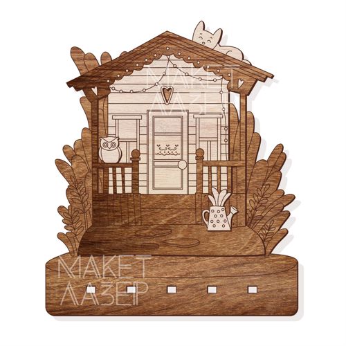 طرح حکاکی خانه دار آویز برای برش لیزری - engraved housekeeper hanger for laser cut ve - برای دستگاه CNC چوب و لیزر (سی ان سی)