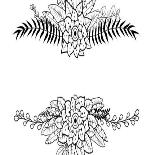 طرح حکاکی گل طرح گل برای برش لیزر - engraving floral flower design for laser cut ve - برای دستگاه CNC چوب و لیزر (سی ان سی)