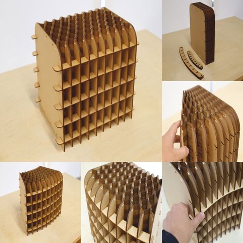 طرح صندلی قابل ارتقاء صندلی - expandable chair - برای دستگاه CNC چوب و لیزر (سی ان سی)