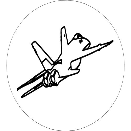 طرح اف هواپیما d - f 18 aircraft d - برای دستگاه CNC چوب و لیزر (سی ان سی)