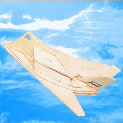 طرح جنگنده رادارگریز اف نایت‌هاوک ( سانسور) - f 117 nighthawk stealth fighter - برای دستگاه CNC چوب و لیزر (سی ان سی)