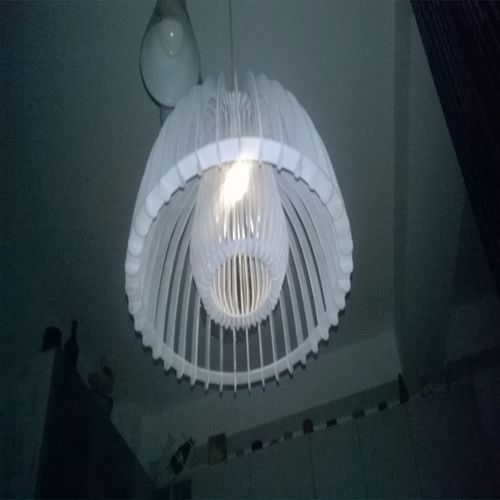 طرح لامپ محو e 7 نور - fade lamp e27 - برای دستگاه CNC چوب و لیزر (سی ان سی)