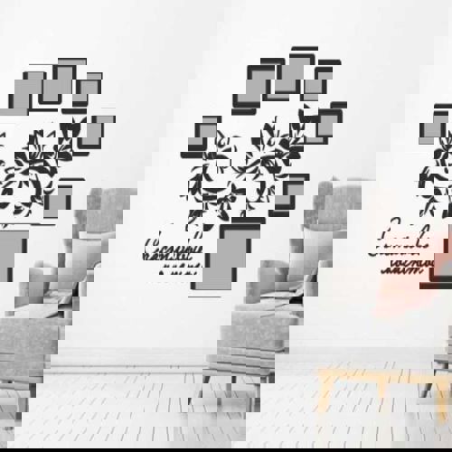 طرح قاب های خانوادگی دیواری دکوراسیون لیزری - family frames wall decor laser cut ve - برای دستگاه CNC چوب و لیزر (سی ان سی)