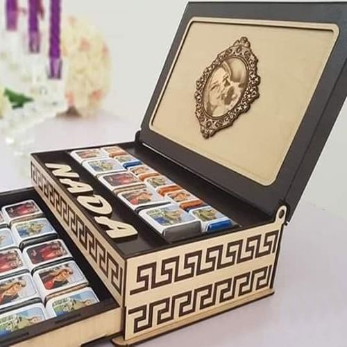 طرح جعبه کشویی فانتزی برای برش لیزری پول - fancy drawer box for laser cutting ve - برای دستگاه CNC چوب و لیزر (سی ان سی)
